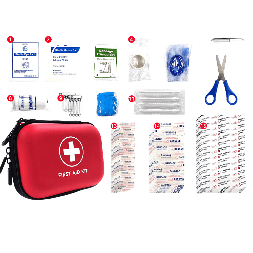 Portable First Aid Kit – Essential for Home, Travel, and Outdoor Adventures