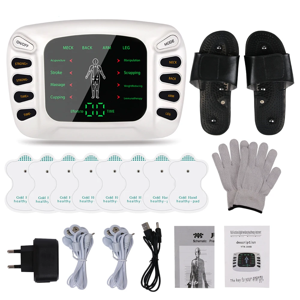 Electrostimulator Physiotherapy TENS & EMS Machine – Muscle Stimulator for Pain Relief and Relaxation